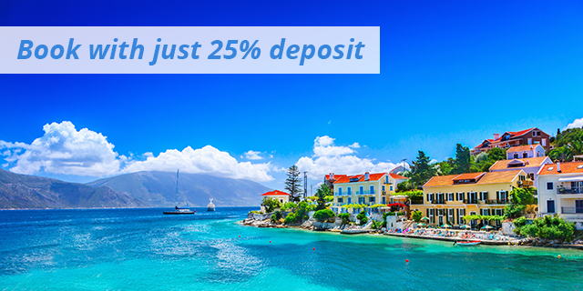 just 25% deposit